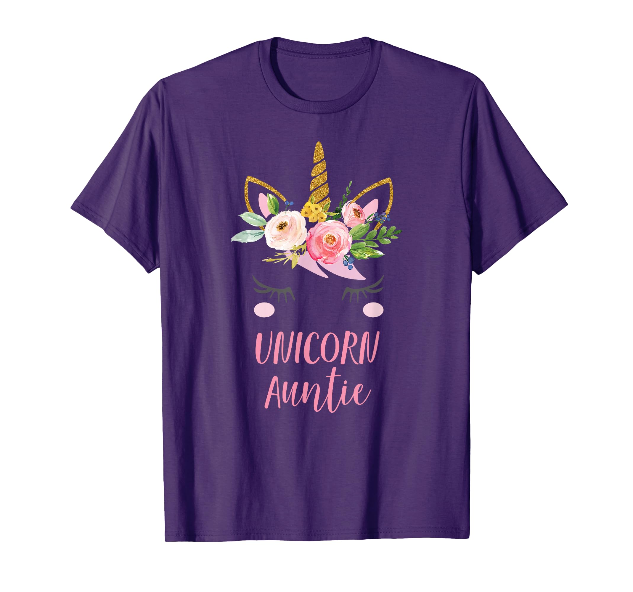 Unicorn Aunt Boho Auntie Unicorn Gift T-Shirt - Graphic Print Men Women - T-Shirt, Sweatshirt, Hoodie