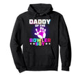 Daddy Bowler Dad Matching Family Hoodie - Minimalist Print Men Women - T-Shirt, Sweatshirt, Hoodie