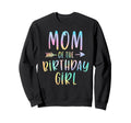 Mom Birthday Tie Dye Colorful Bday Sweatshirt - Minimalist Print Unisex - T-Shirt, Sweatshirt, Hoodie