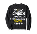 Proud Cousin Soccer Senior 2027 Sweatshirt - Graphic Print Men Women - T-Shirt, Sweatshirt, Hoodie