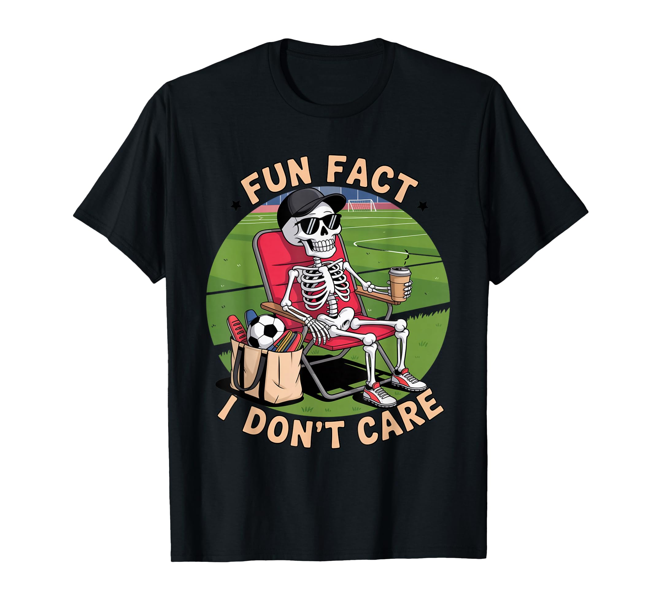 Funny Skeleton Soccer Dad Soccer T-Shirt - Fun Novelty Design Men Women - T-Shirt, Sweatshirt, Hoodie