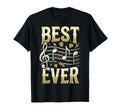 Best Dad Ever Music Lover Daddy T-Shirt - Casual Everyday Wear Men Women - T-Shirt, Sweatshirt, Hoodie