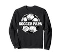 Soccer Papa Soccer Ball Split Funny Sweatshirt - Streetwear Style Unisex - T-Shirt, Sweatshirt, Hoodie