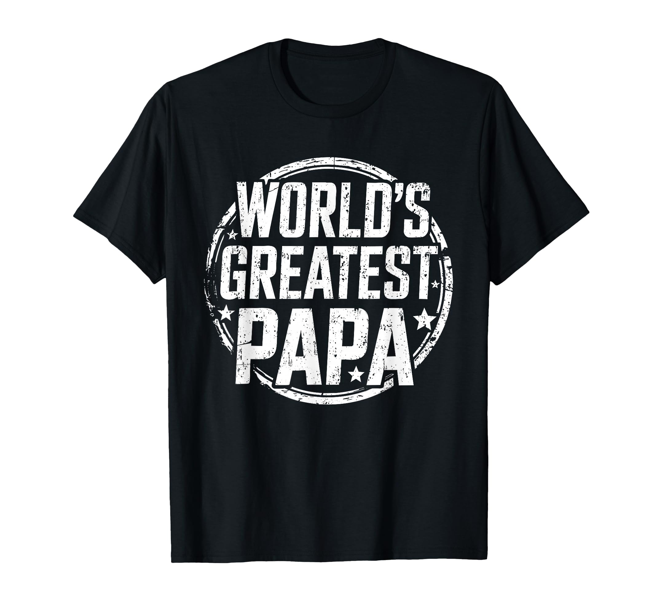Worlds Greatest Papa Best Grandpa Fathers T-Shirt - Trendy Graphic Unisex - T-Shirt, Sweatshirt, Hoodie