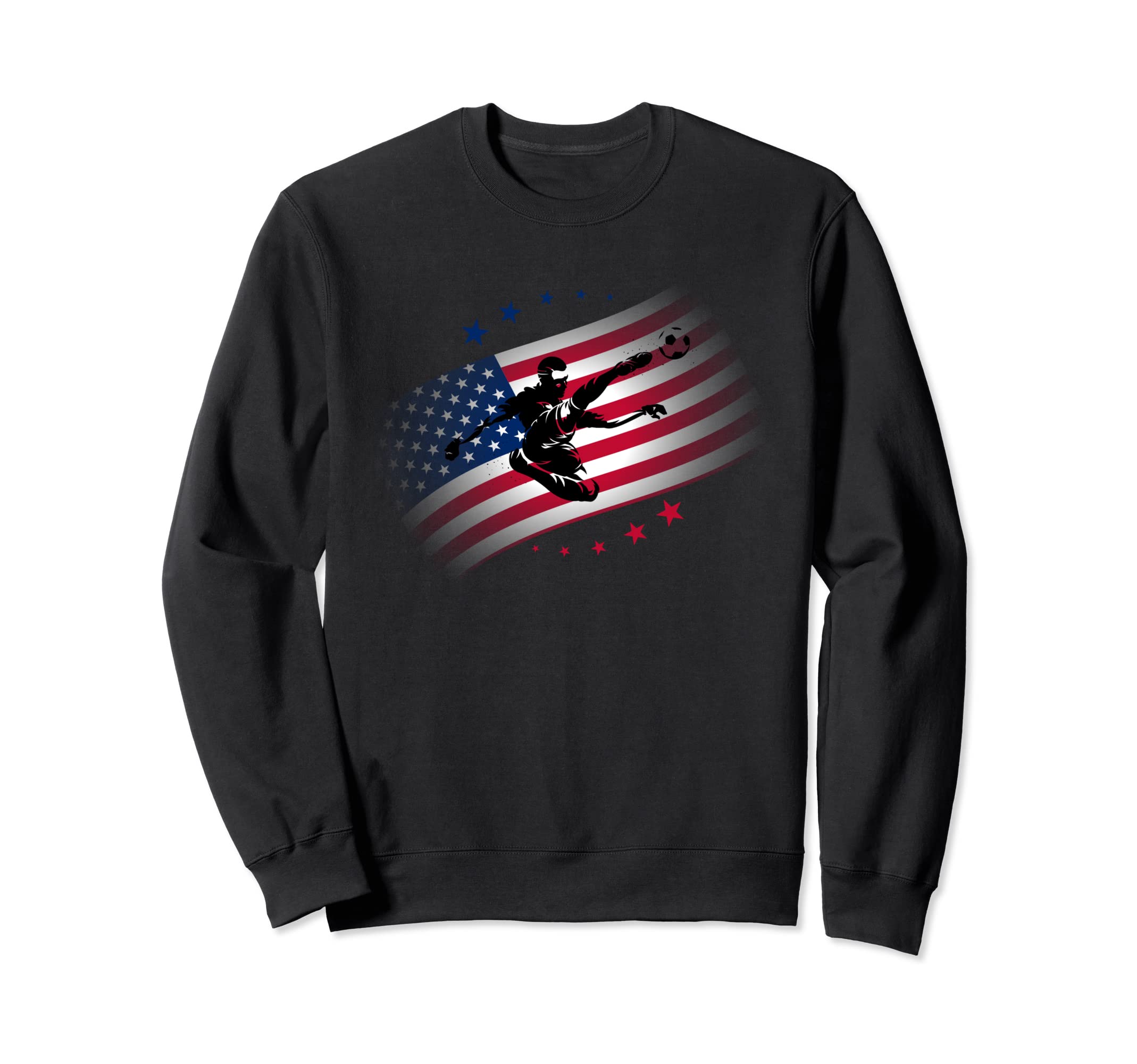 Patriotic American Or American Flag Or Sweatshirt - Unique Graphic Unisex - T-Shirt, Sweatshirt, Hoodie