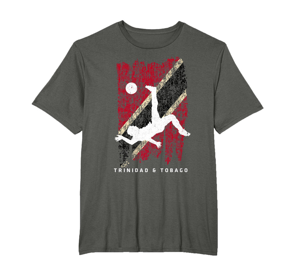 Trinidad Tobago Flag Soccer Player T-Shirt - Graphic Print Unisex - T-Shirt, Sweatshirt, Hoodie