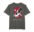 Trinidad Tobago Flag Soccer Player T-Shirt - Graphic Print Unisex - T-Shirt, Sweatshirt, Hoodie