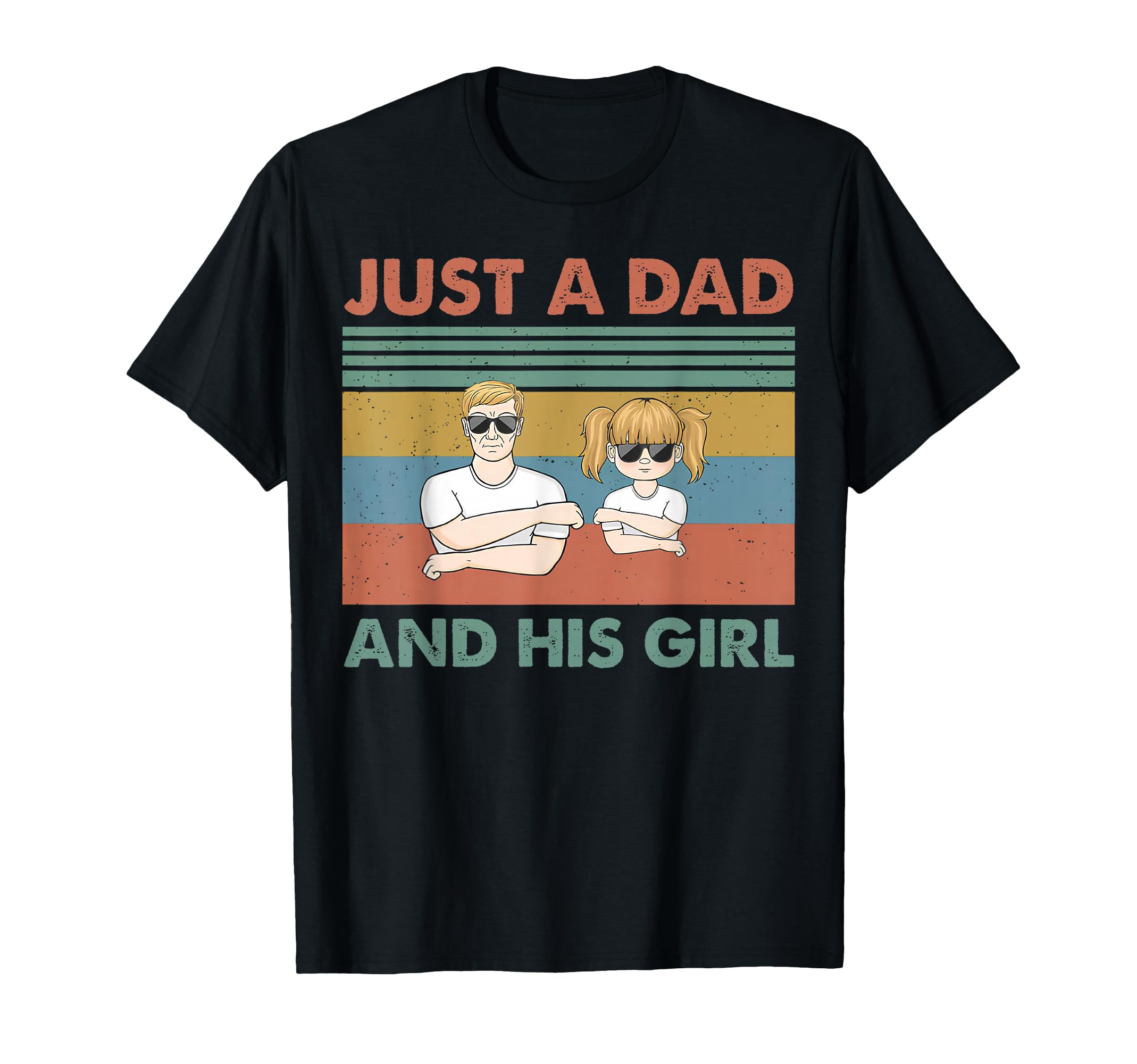 Just Dad And His Daddy Fathers Day 2026 T-Shirt - Novelty Apparel Men Women - T-Shirt, Sweatshirt, Hoodie