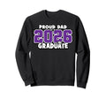 Proud Dad 2026 Graduate Matching Sweatshirt - Aesthetic Graphic for Adults - T-Shirt, Sweatshirt, Hoodie