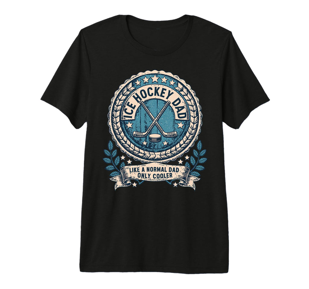 Mens Usa Ice Hockey Dad Like Normal T-Shirt - Aesthetic Graphic for Adults - T-Shirt, Sweatshirt, Hoodie