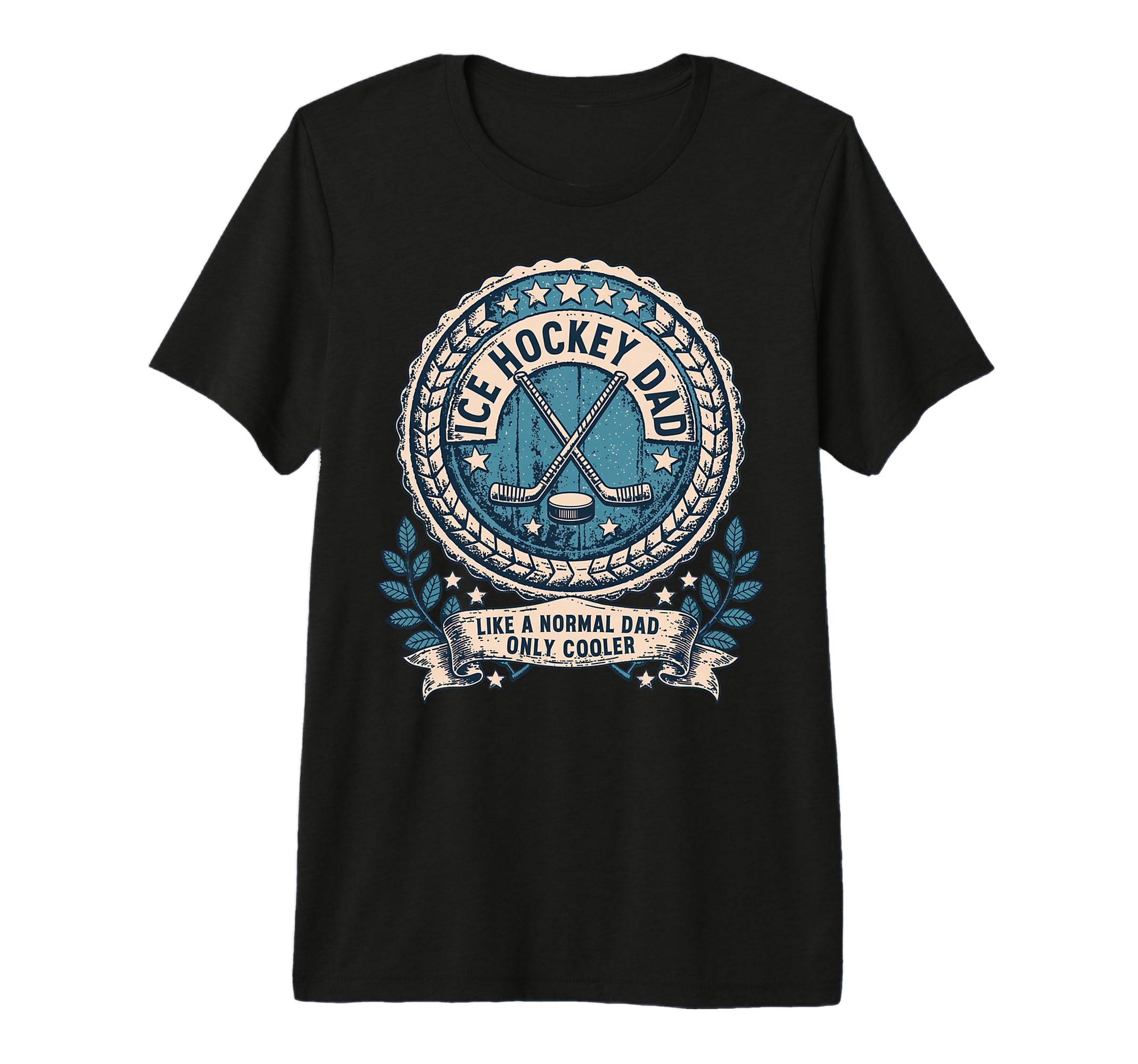 Mens Usa Ice Hockey Dad Like Normal T-Shirt - Aesthetic Graphic for Adults - T-Shirt, Sweatshirt, Hoodie