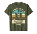 Mens Myth Legend Dad Electrical Engineer T-Shirt - Unique Graphic Unisex - T-Shirt, Sweatshirt, Hoodie