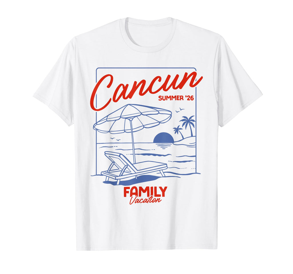 Cancun Summer 26 Family Matching T-Shirt - Custom Art Print Men Women - T-Shirt, Sweatshirt, Hoodie