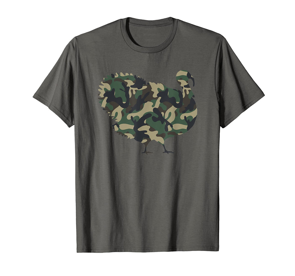 Camo Turkey Military Tactical T-Shirt - Minimalist Print for Adults - T-Shirt, Sweatshirt, Hoodie