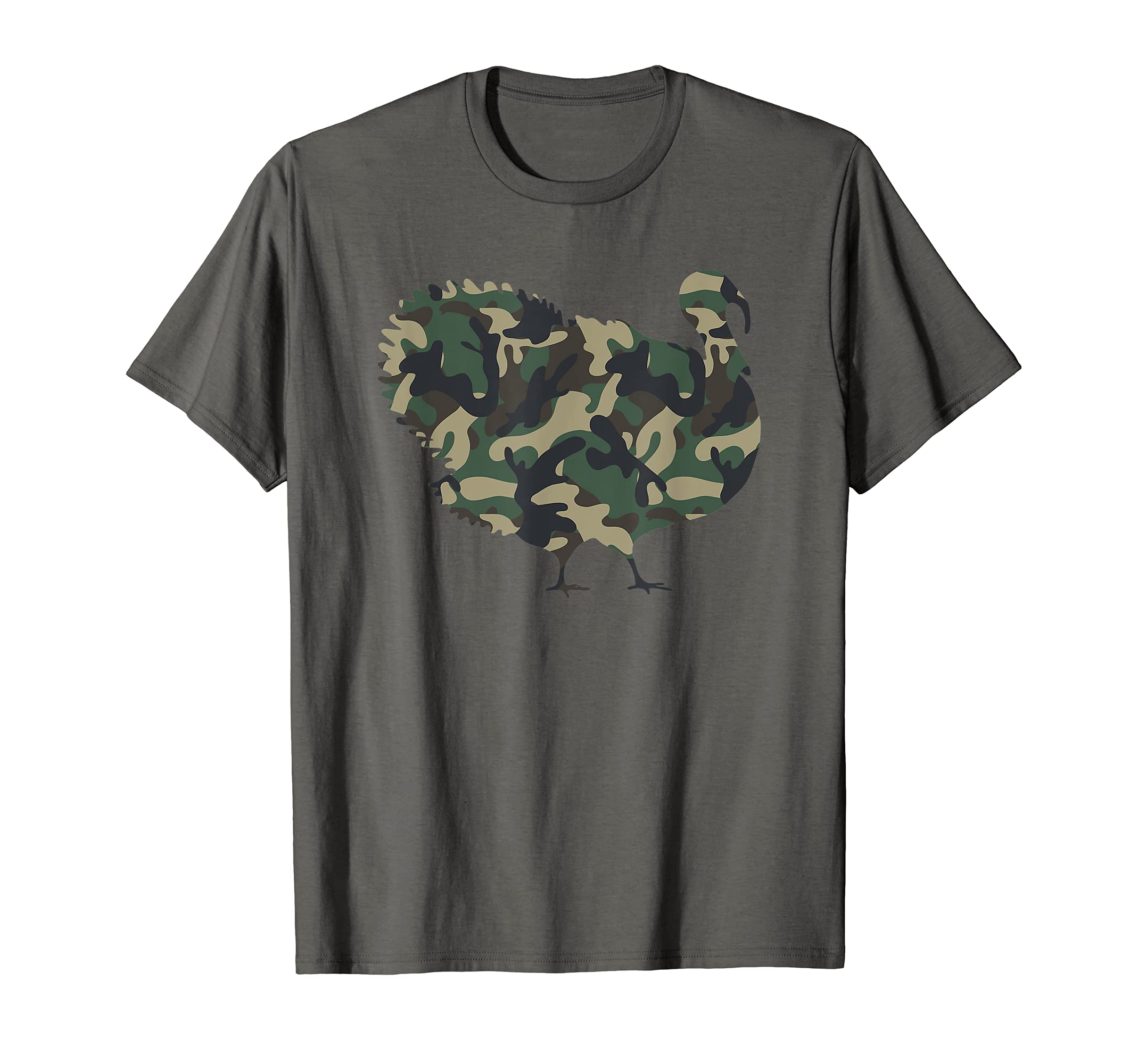 Camo Turkey Military Tactical T-Shirt - Minimalist Print for Adults - T-Shirt, Sweatshirt, Hoodie