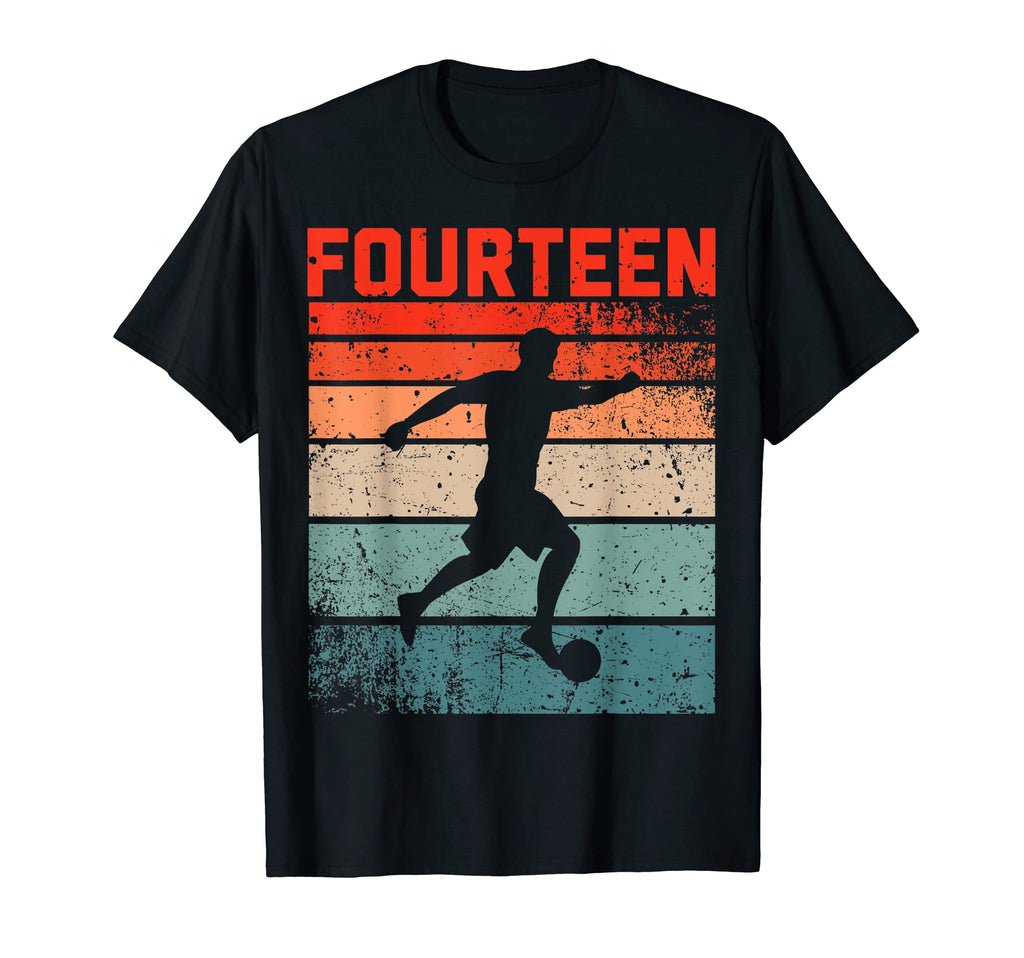 14Th Birthday Soccer 14 Years Old T-Shirt - Graphic Print for Adults - T-Shirt, Sweatshirt, Hoodie