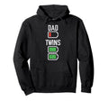 Fathers Day Dad Twins Low Full Hoodie - Casual Everyday Wear Unisex - T-Shirt, Sweatshirt, Hoodie