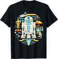 R2-D2 Circle Collage - Adult & Kids T-Shirts, Sweatshirts & Hoodies apparel design preview 1