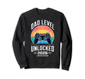 Dad Level Unlocked 2026 Funny Gamer Sweatshirt - Trendy Graphic for Adults - T-Shirt, Sweatshirt, Hoodie
