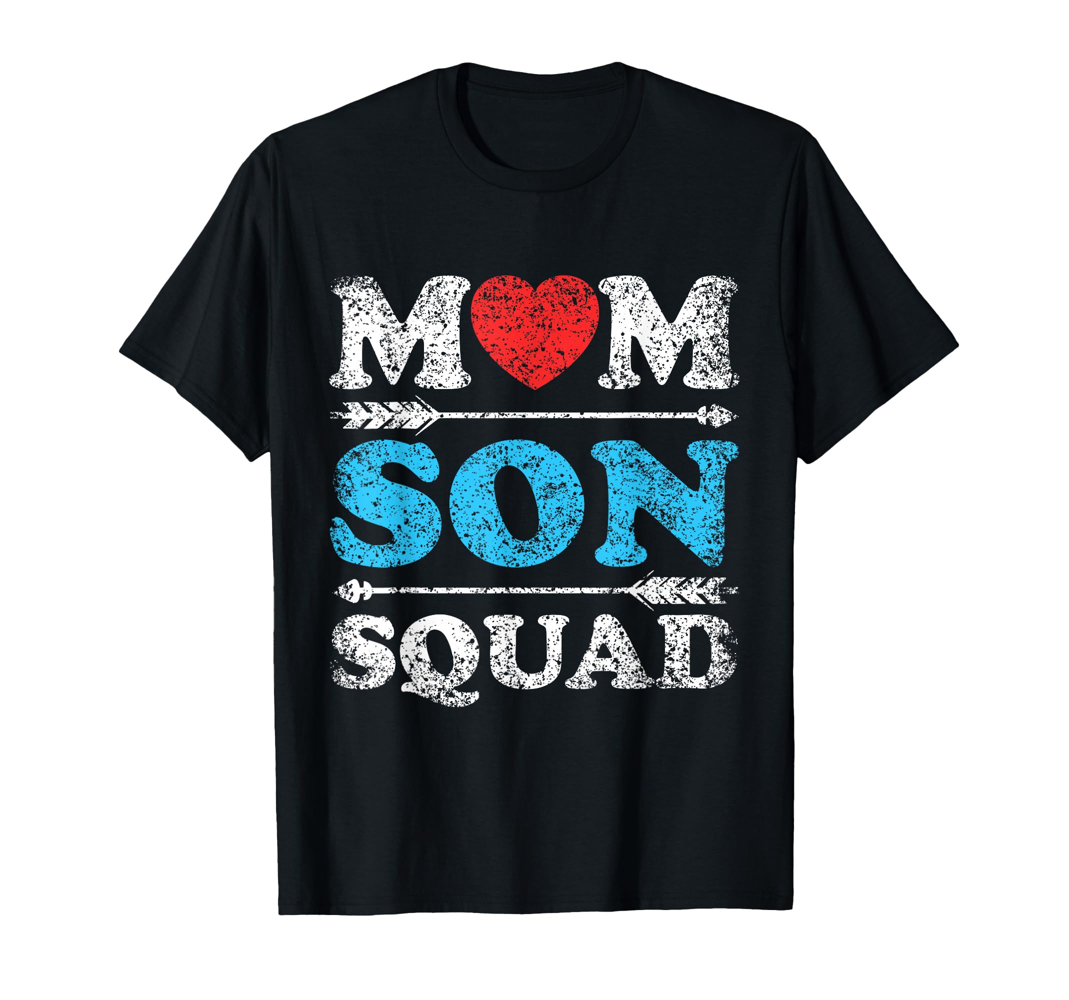 Mom Son Squad Mothers Day Matching Sons T-Shirt - Custom Art Print Unisex - T-Shirt, Sweatshirt, Hoodie