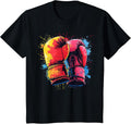 Colorful painted Boxing Gloves on artistic - Adult & Kids T-Shirts, Sweatshirts & Hoodies apparel design preview 1