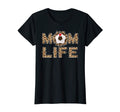 Womens Leopard Soccer Mom Life T-Shirt - Custom Art Print for Adults - T-Shirt, Sweatshirt, Hoodie