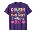 Cousin Two Sweet Birthday Donut 2Nd T-Shirt - Custom Art Print for Adults - T-Shirt, Sweatshirt, Hoodie