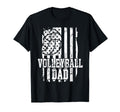 Usa Flag Volleyball Dad T-Shirt - Casual Everyday Wear Men Women - T-Shirt, Sweatshirt, Hoodie