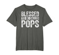 Blessed To Be Called Pops Grandpa T-Shirt - Streetwear Style Unisex - T-Shirt, Sweatshirt, Hoodie