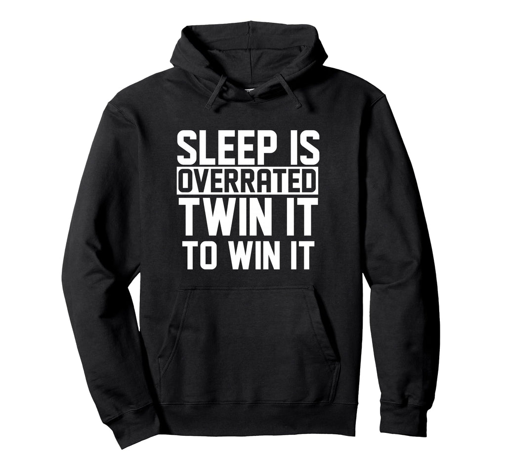 Funny Twin Dad Fathers Day Twin Daddy Hoodie - Minimalist Print Unisex - T-Shirt, Sweatshirt, Hoodie