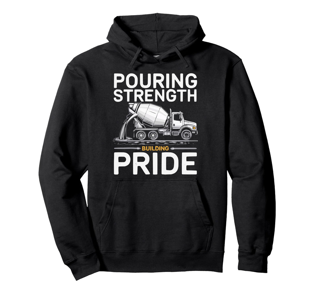 Concrete Mixer Truck Driver Truck Driving Hoodie - Trendy Graphic Unisex - T-Shirt, Sweatshirt, Hoodie