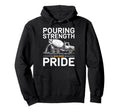 Concrete Mixer Truck Driver Truck Driving Hoodie - Trendy Graphic Unisex - T-Shirt, Sweatshirt, Hoodie