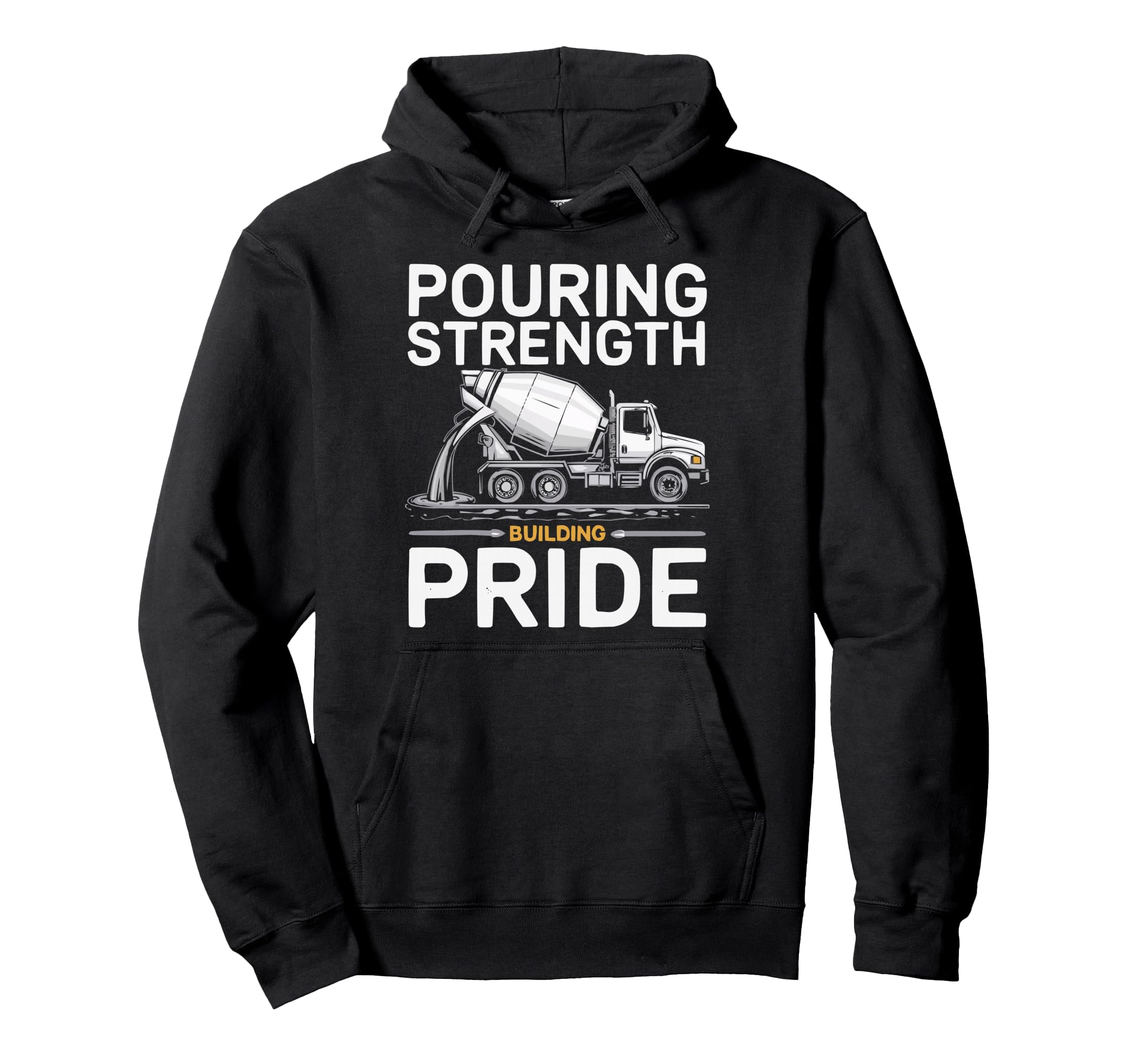 Concrete Mixer Truck Driver Truck Driving Hoodie - Trendy Graphic Unisex - T-Shirt, Sweatshirt, Hoodie