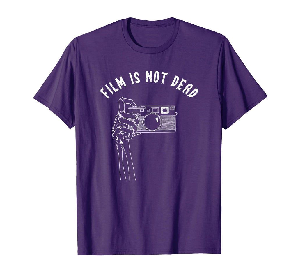 Film Is Not Dead Analog Camera T-Shirt - Fun Novelty Design Men Women - T-Shirt, Sweatshirt, Hoodie