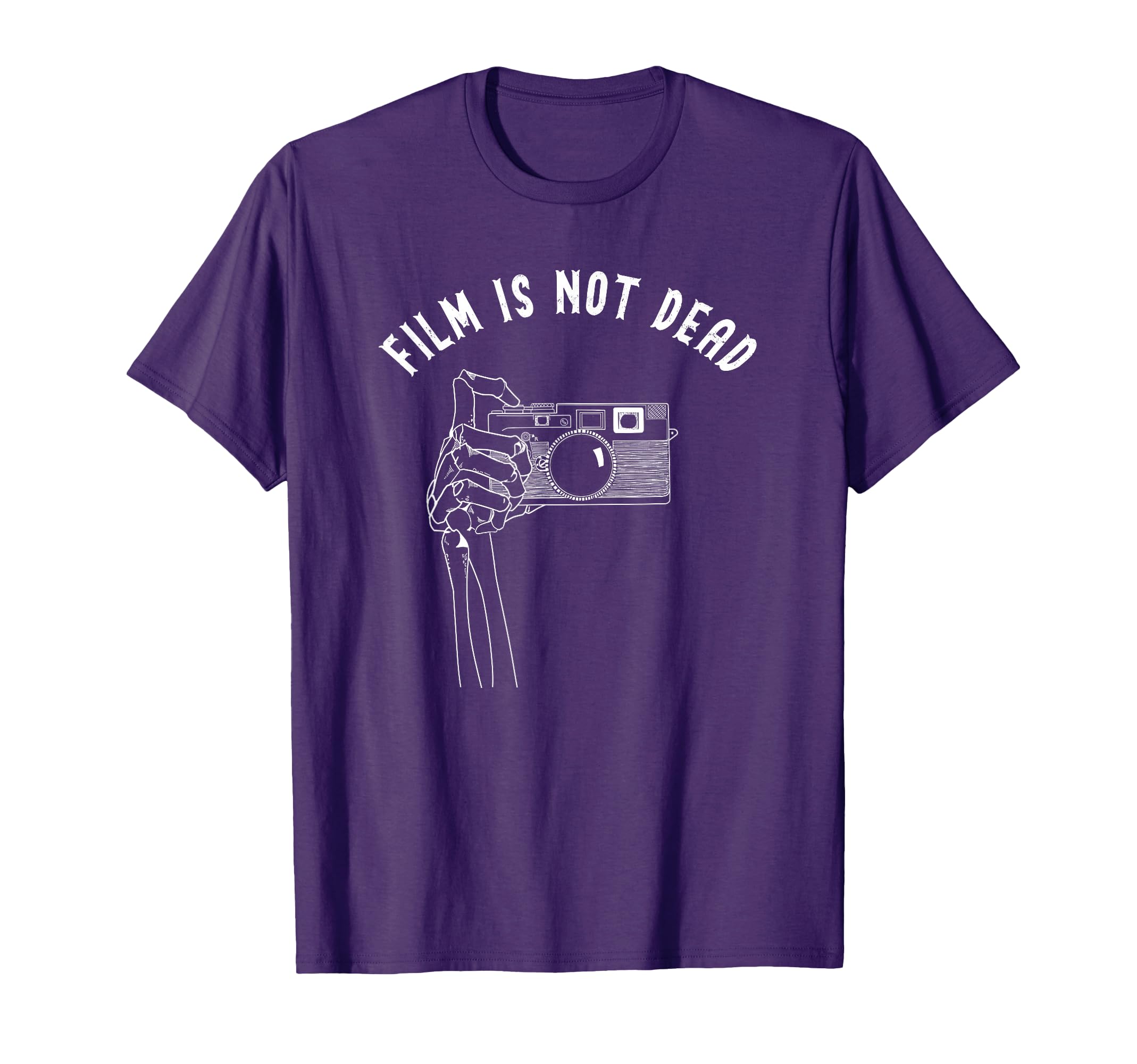 Film Is Not Dead Analog Camera T-Shirt - Fun Novelty Design Men Women - T-Shirt, Sweatshirt, Hoodie