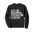 Dad Grandpa Basketball Legend Sweatshirt - Custom Art Print Men Women - T-Shirt, Sweatshirt, Hoodie