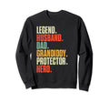 Fathers Day Legend Husband Dad Sweatshirt - Minimalist Print for Adults - T-Shirt, Sweatshirt, Hoodie