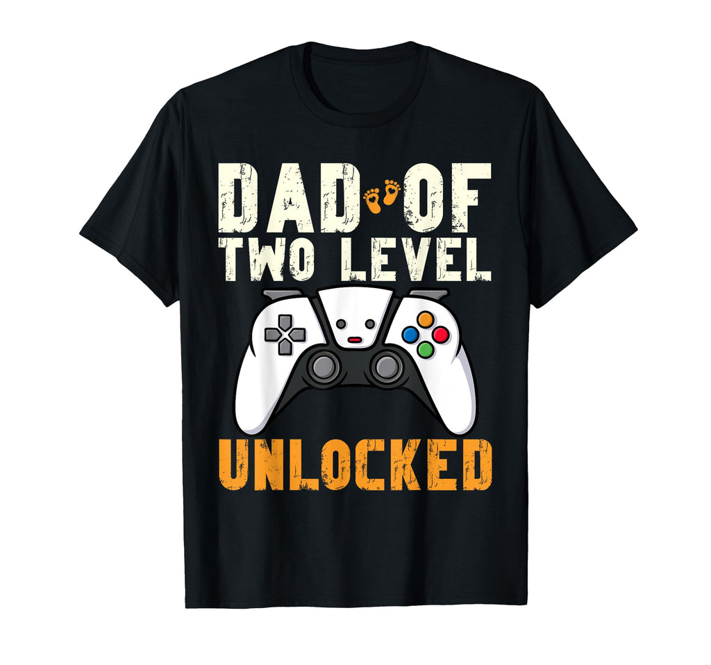 Daddy Again Leveled Up To Dad 2 T-Shirt - Fun Novelty Design for Adults - T-Shirt, Sweatshirt, Hoodie