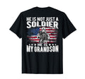 My Grandson Is Soldier Patriotic Proud T-Shirt - Novelty Apparel Unisex - T-Shirt, Sweatshirt, Hoodie
