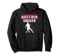 Austria Soccer Fans Jersey Austrian Hoodie - Unique Graphic Men Women - T-Shirt, Sweatshirt, Hoodie