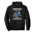 Funny Truck Driver Joke Trucker Dad Papa Hoodie - Trendy Graphic for Adults - T-Shirt, Sweatshirt, Hoodie