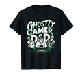 Halloween Ghostly Gamer Dad Skull Hoodie - Casual Everyday Wear for Adults - T-Shirt, Sweatshirt, Hoodie
