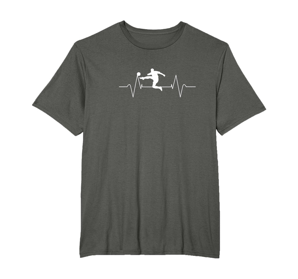 Soccer Heartbeat Soccer Player Gift T-Shirt - Streetwear Style Men Women - T-Shirt, Sweatshirt, Hoodie