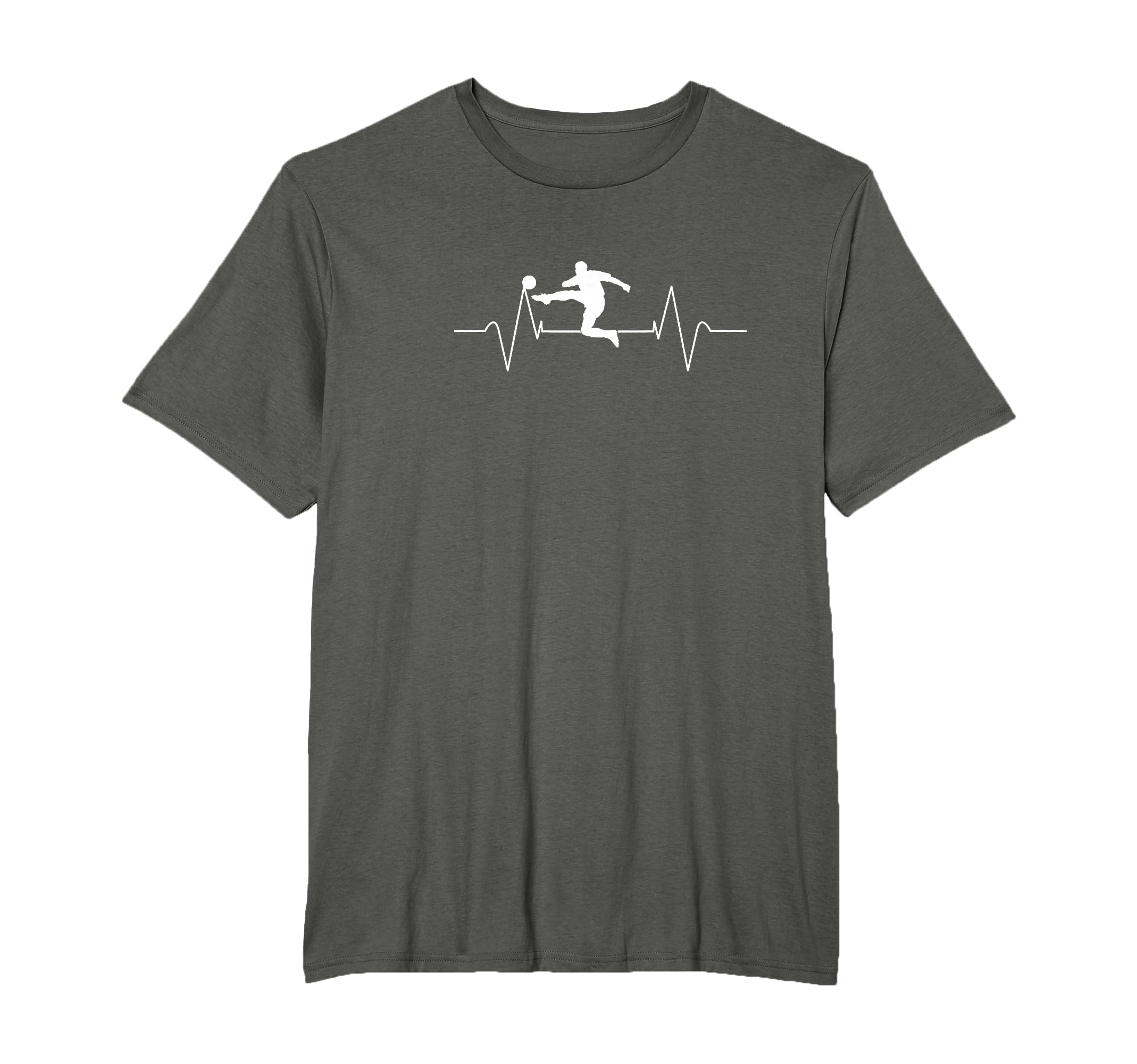 Soccer Heartbeat Soccer Player Gift T-Shirt - Streetwear Style Men Women - T-Shirt, Sweatshirt, Hoodie