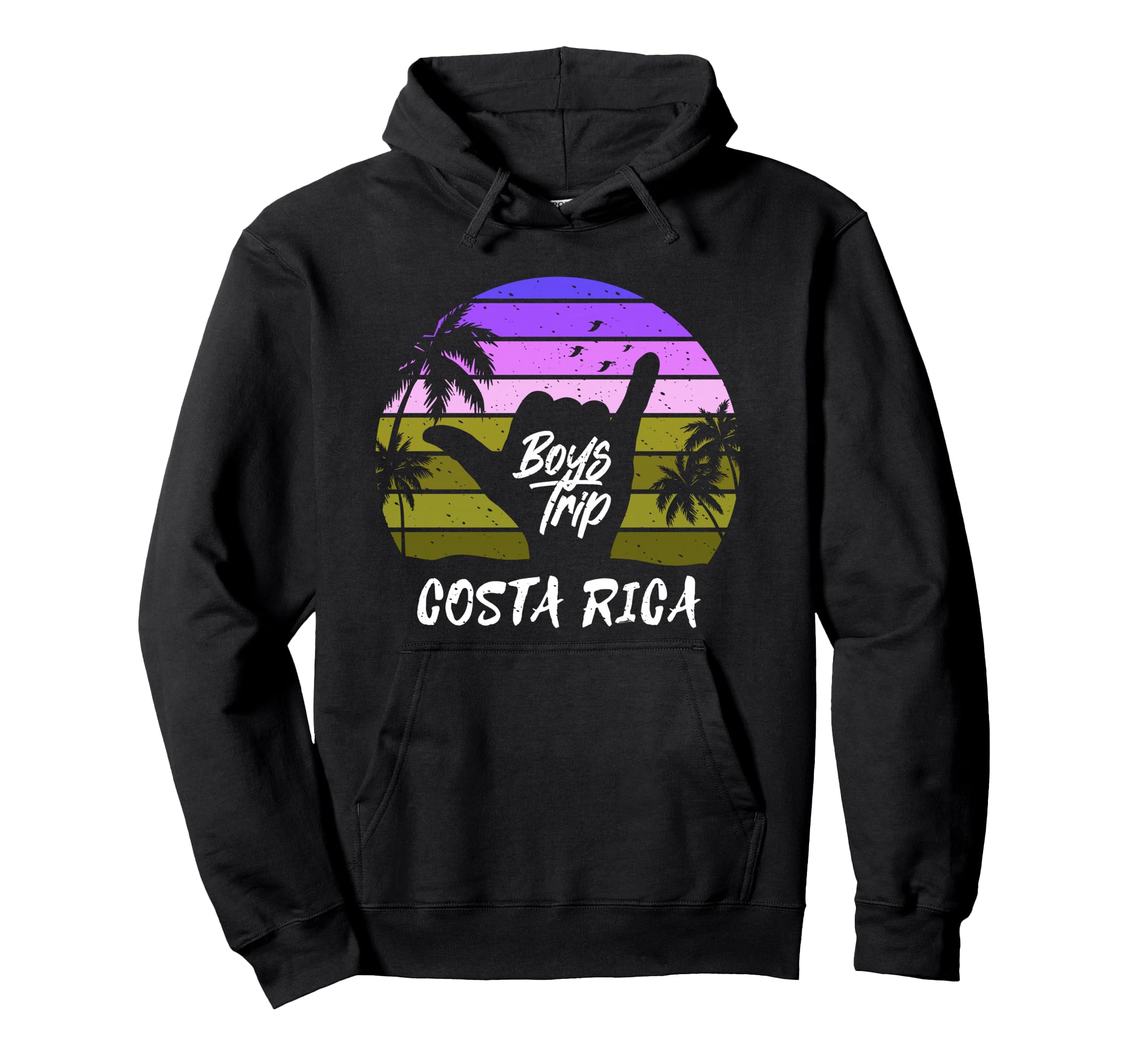 Costa Rica Guys Trip Matching Hoodie - Streetwear Style Men Women - T-Shirt, Sweatshirt, Hoodie