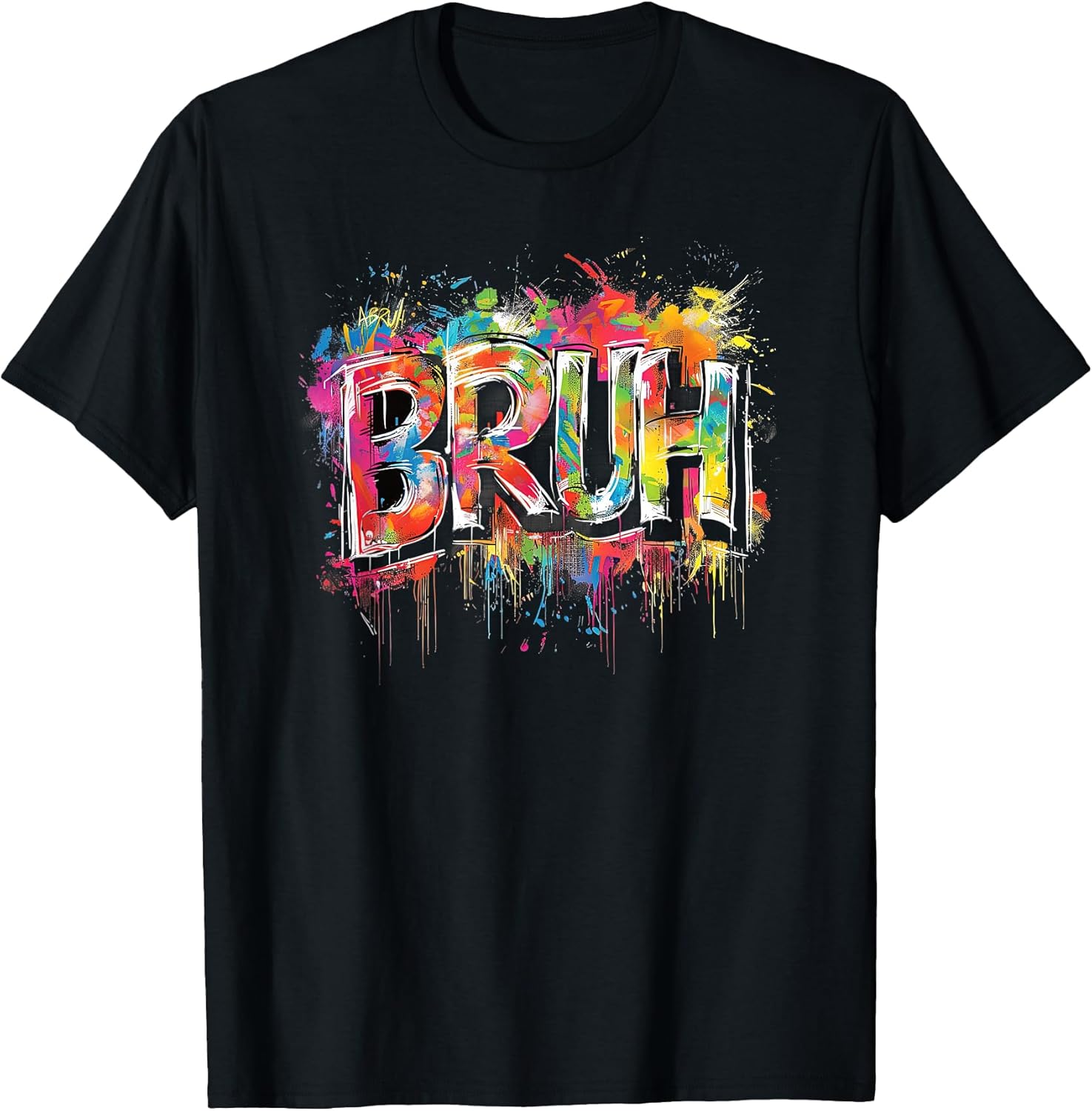 Boys Bruh Meme Funny Saying Teens Graffiti Aesthetic - Adult & Kids T-Shirts, Sweatshirts & Hoodies apparel design preview 1