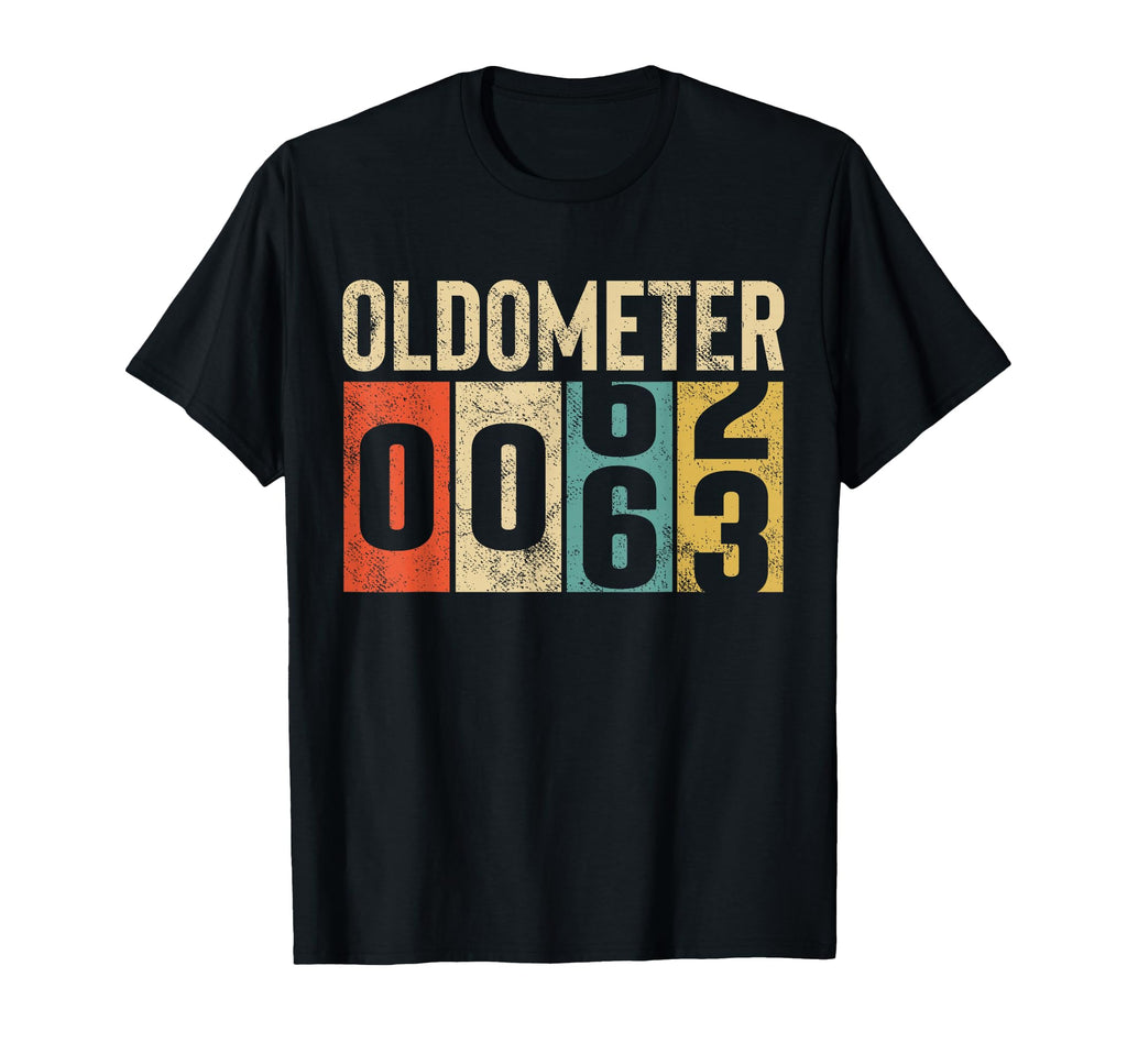 Funny 63 Years Old Oldometer 63Rd T-Shirt - Trendy Graphic Men Women - T-Shirt, Sweatshirt, Hoodie