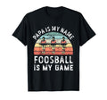 Funny Papa Foosball Is My Game Sunset T-Shirt - Custom Art Print Unisex - T-Shirt, Sweatshirt, Hoodie
