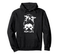 Mom Life Womens Soccer Sport Game Hoodie - Fun Novelty Design Unisex - T-Shirt, Sweatshirt, Hoodie