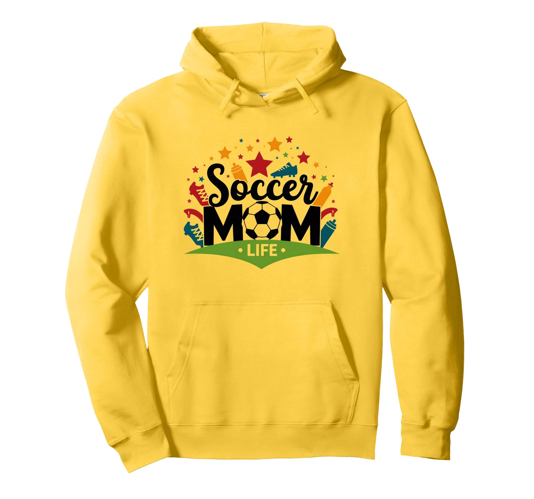 Soccer Mom Life Womens Sports Parent Pride Hoodie - Graphic Print Unisex - T-Shirt, Sweatshirt, Hoodie